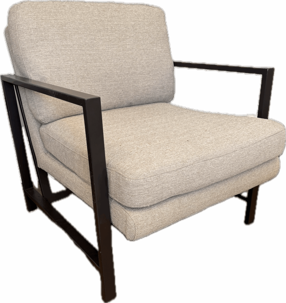Metal Frame Accent Chair