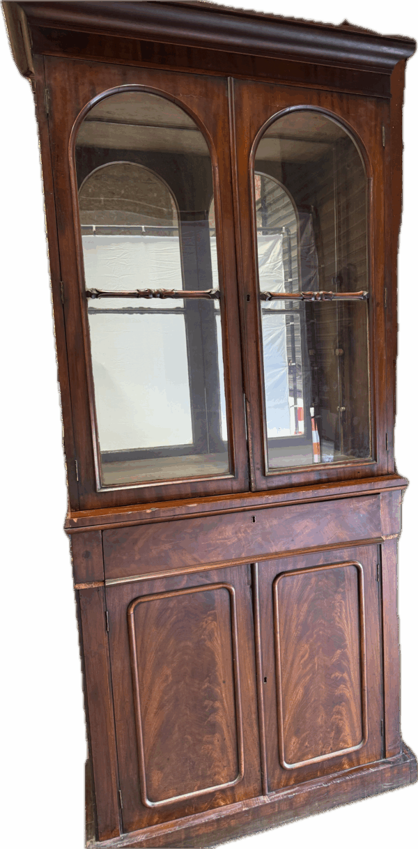19th Century Wood Victorian Mahogany Bookcase