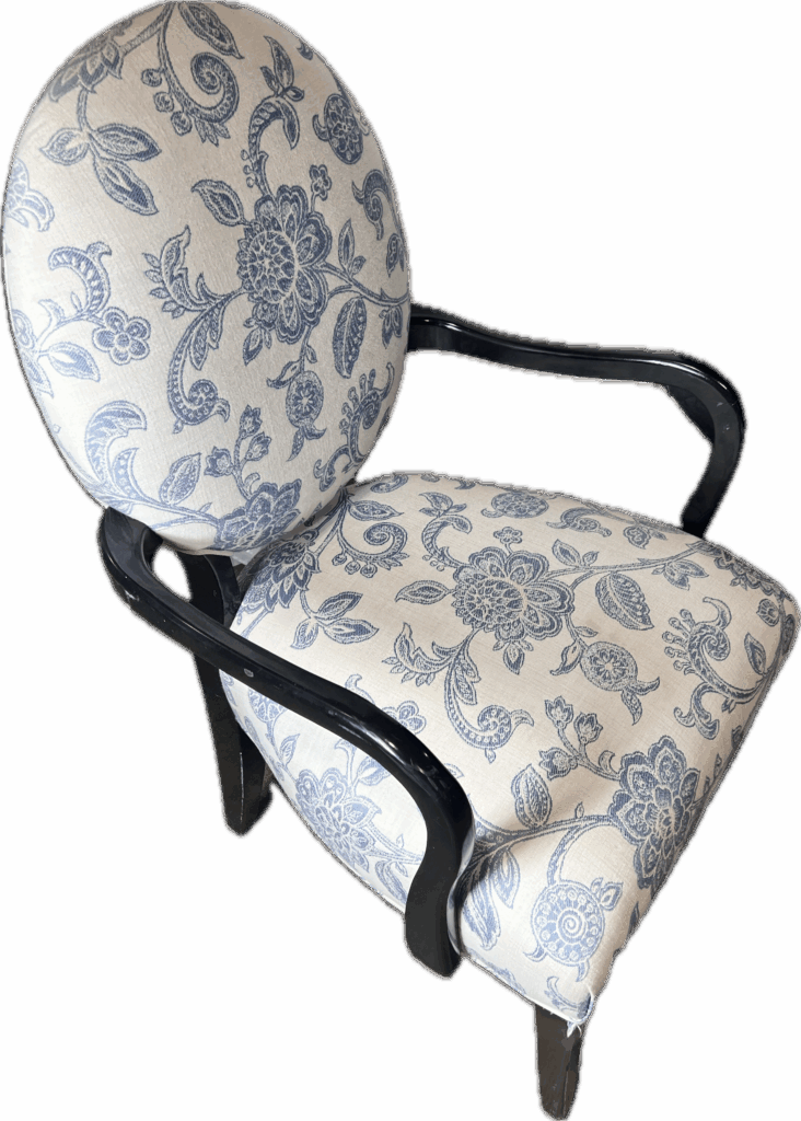 Floral Upholstered Chair