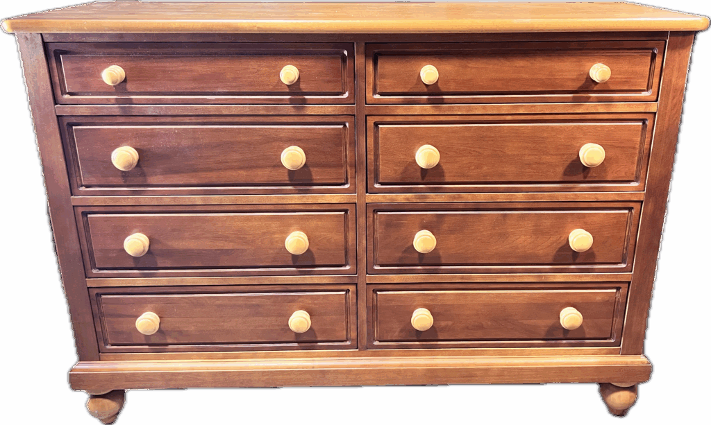 8 Drawer Wood Dresser