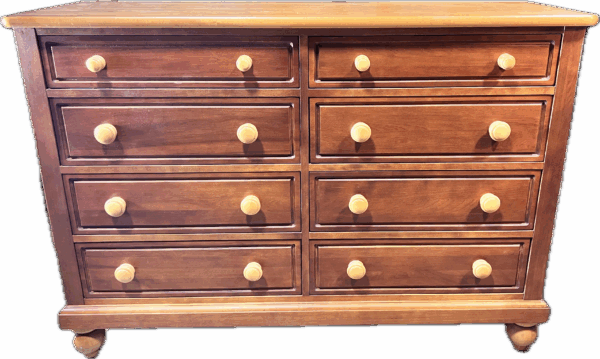 8 Drawer Wood Dresser