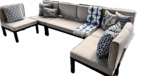 Outdoor Beige Modular Sectional