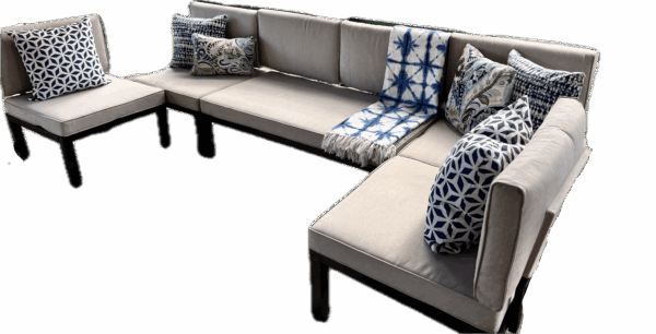 Outdoor Beige Modular Sectional