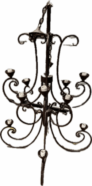 Bronze 12 Light Chandelier