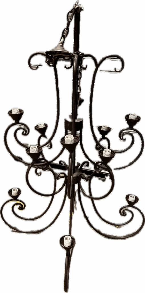 Bronze 12 Light Chandelier