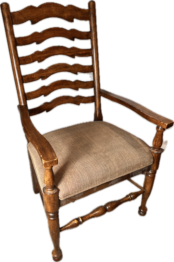 Ladder Back Woven Seat Chairs
