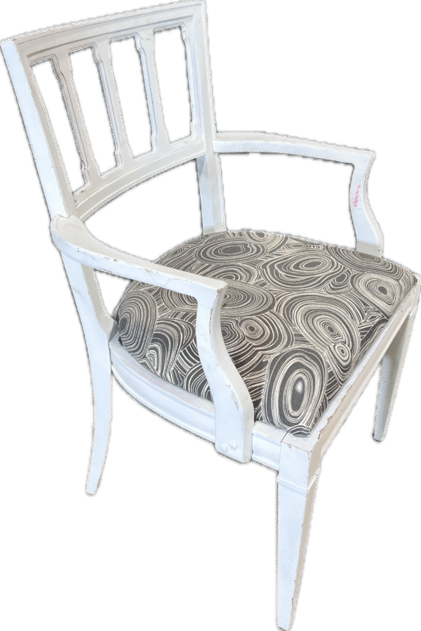 Vintage White Arm Chair