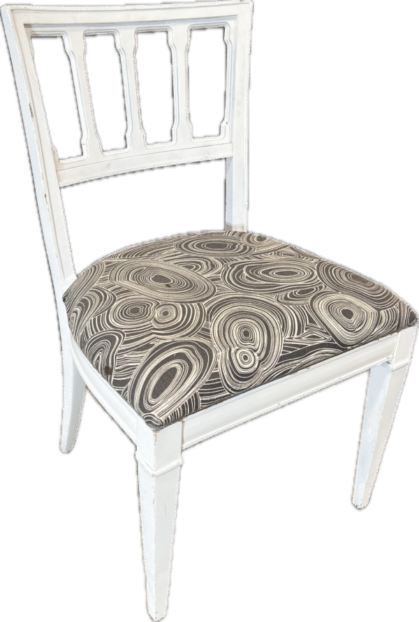 Vintage White Side Chair