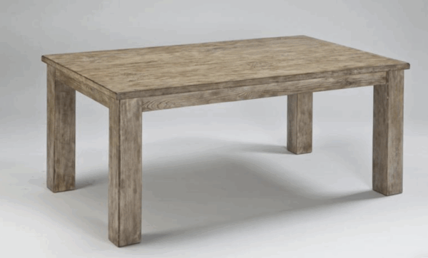 Distressed Wood Dining Table