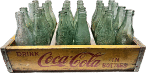 Coca-Cola Box with Classic Coke Bottles