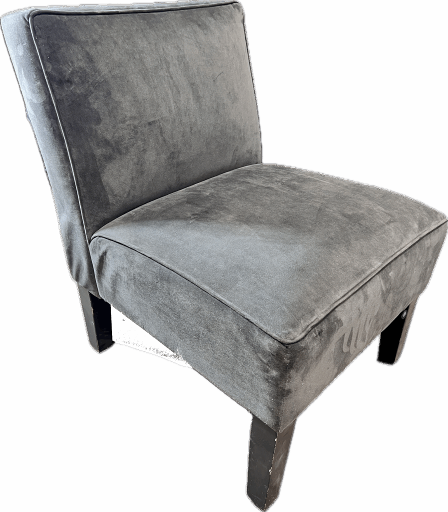 Dark Lichen Armless Accent Chair