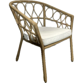 Rattan "Figure 8" Chair