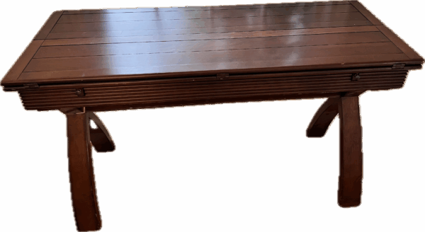Cherry Wood Expandable Console Table