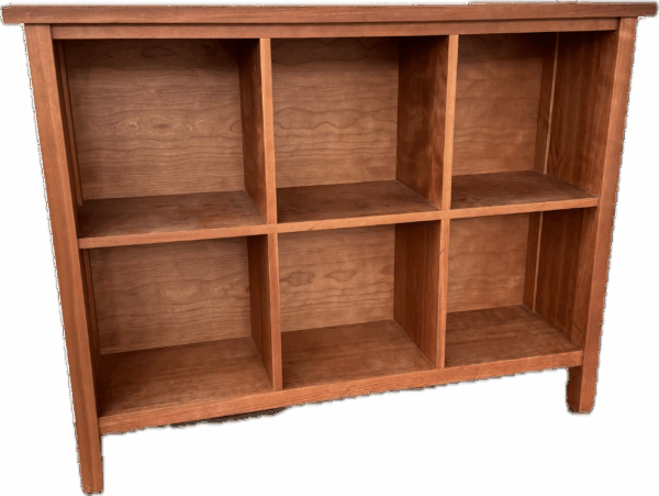 Solid Wood 6 Shelf Bookshelf