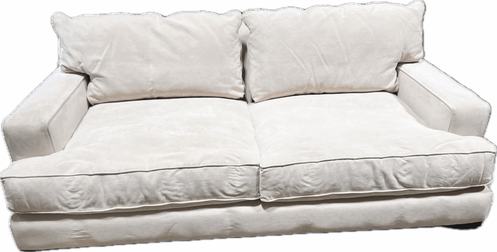 Ivory Deep 2 Seat Sofa