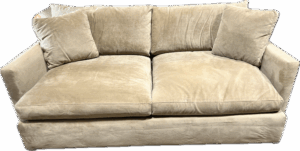 Camel Deep Velvet Sofa