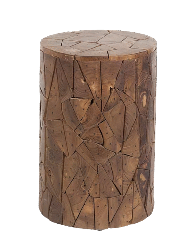 Teak Wood Pieced Side Table