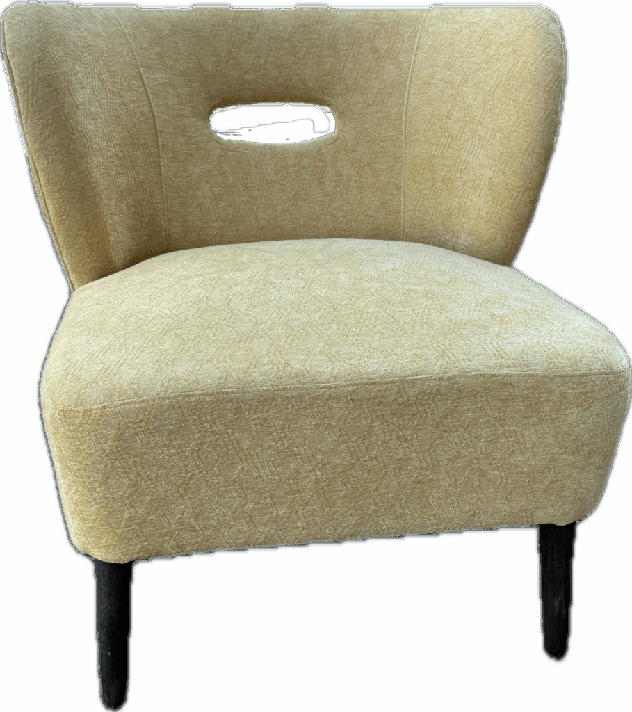 Mustard Mid-Century Modern Style Accent Chair