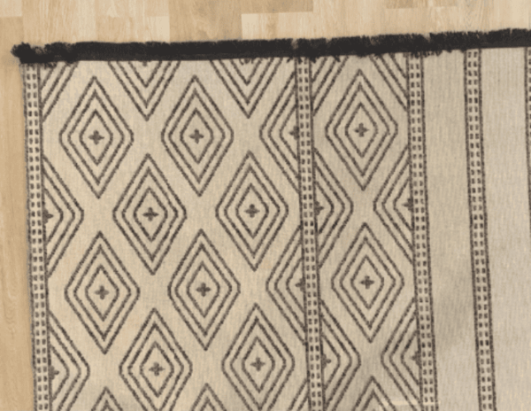 Woven Diamond Pattern Rug