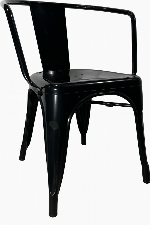 Low Back Metal Bistro Stacking Chair
