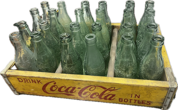 24 Coca-Cola Bottles in Original Crate