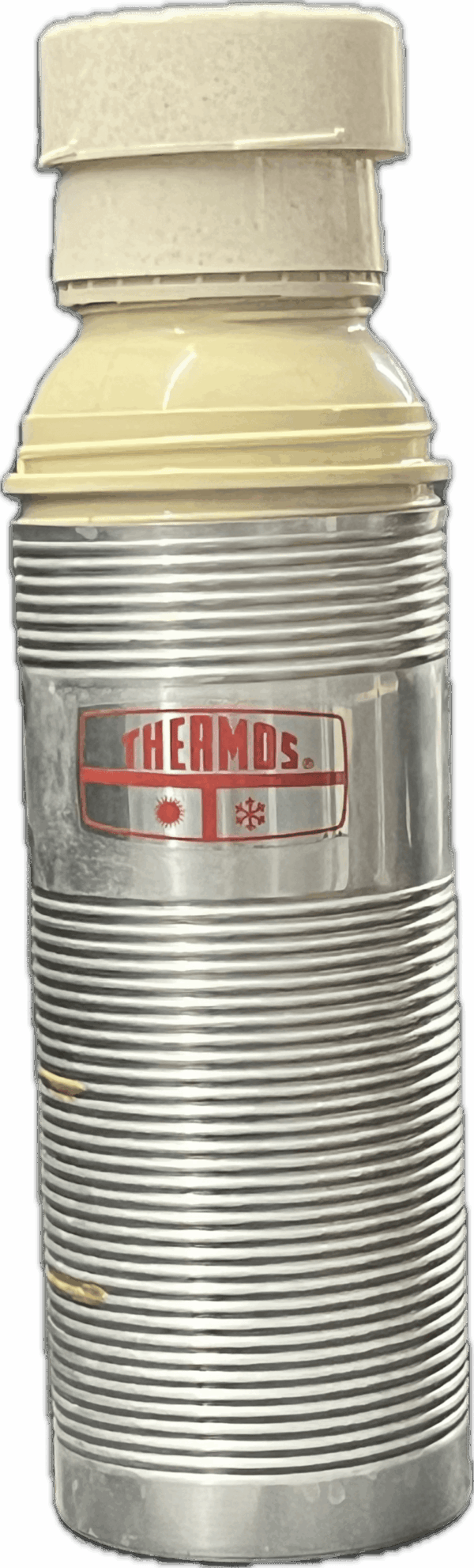 Vintage King Seeley Ribbed Metal Thermos