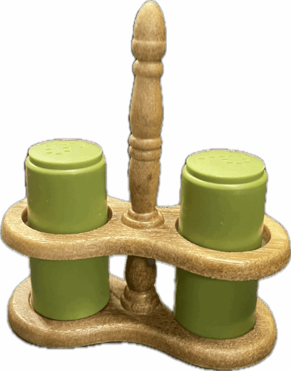Vintage Make 'N Shake Salt and Pepper Shaker Set