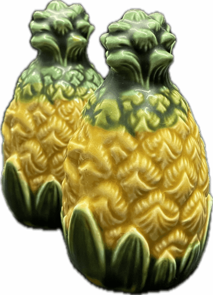 1960s Pineapple Salt and Pepper Shakers