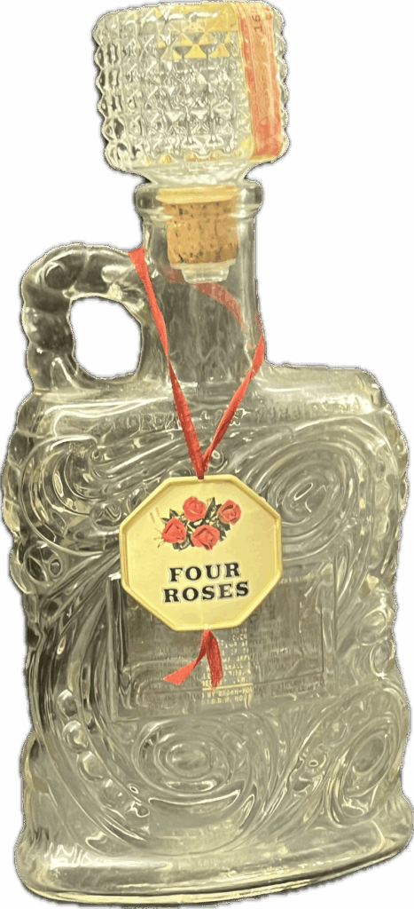 Vintage Four Roses Bourbon Decanter