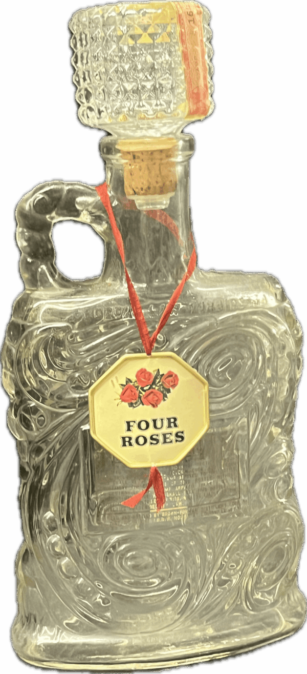 Vintage Four Roses Bourbon Decanter