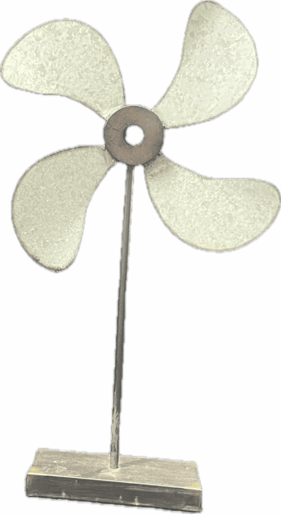 Metal Propeller Sculpture