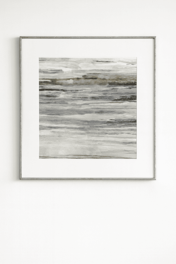 Layered Blue Beach Landscape