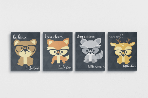 Little Animal Quote Art