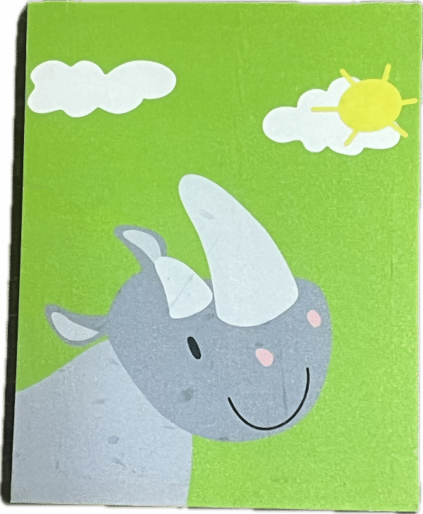 Kids Rhinoceros Art