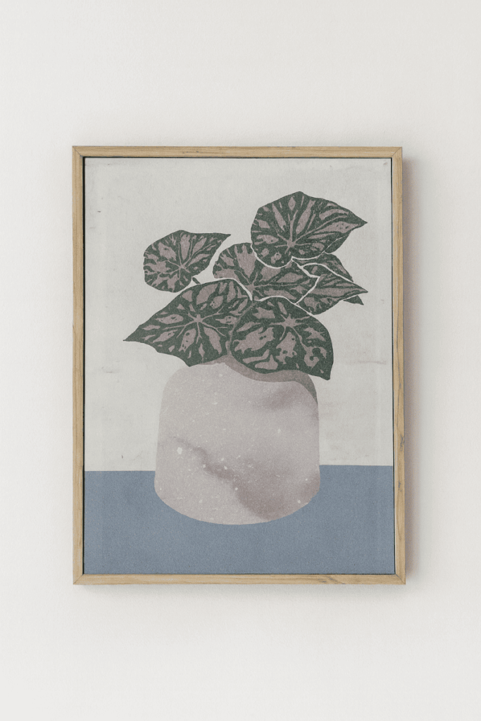 Pink Plant Art