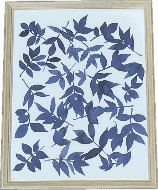 Indigo Fallen Leaves