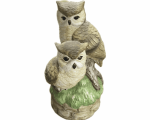 Ceramic Owls Statue
