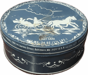 Vintage Shirley Jean Fruit Cake Tin