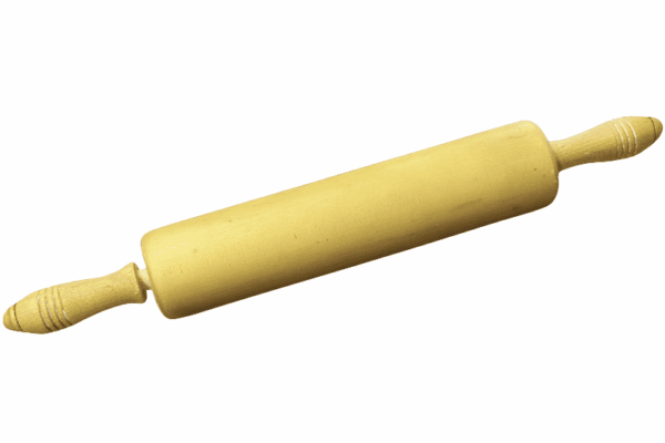 Wood Art Deco Rolling Pin