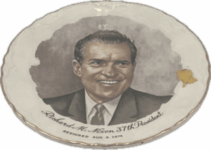 Vintage Commemorative Collector Richard M. Nixon Plate