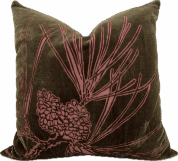 Velvet Flower Pillow