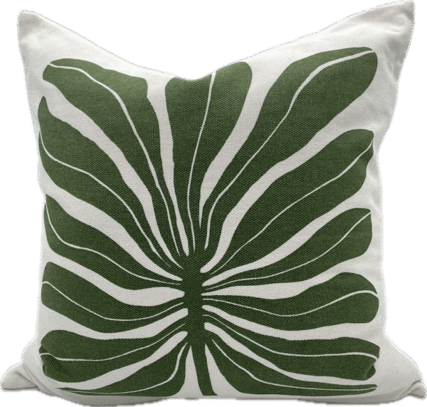 Green Leaf Pillow