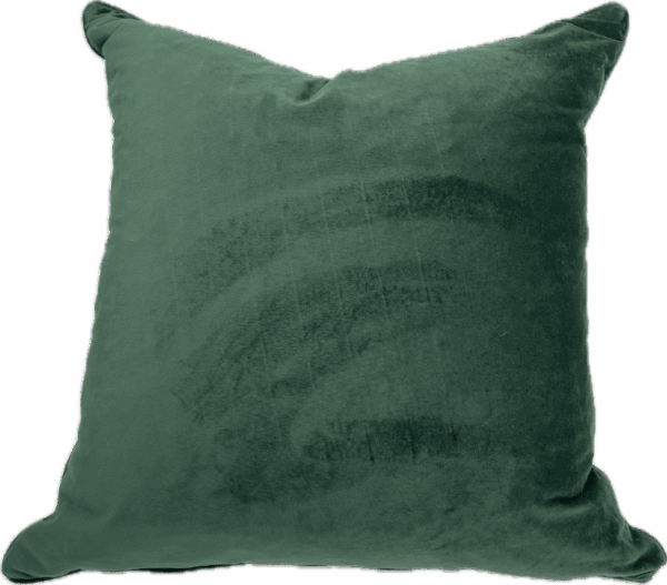 Large Green Velvet Pillow