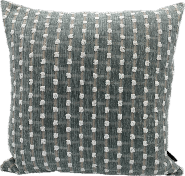 White Dot Seafoam Pillow