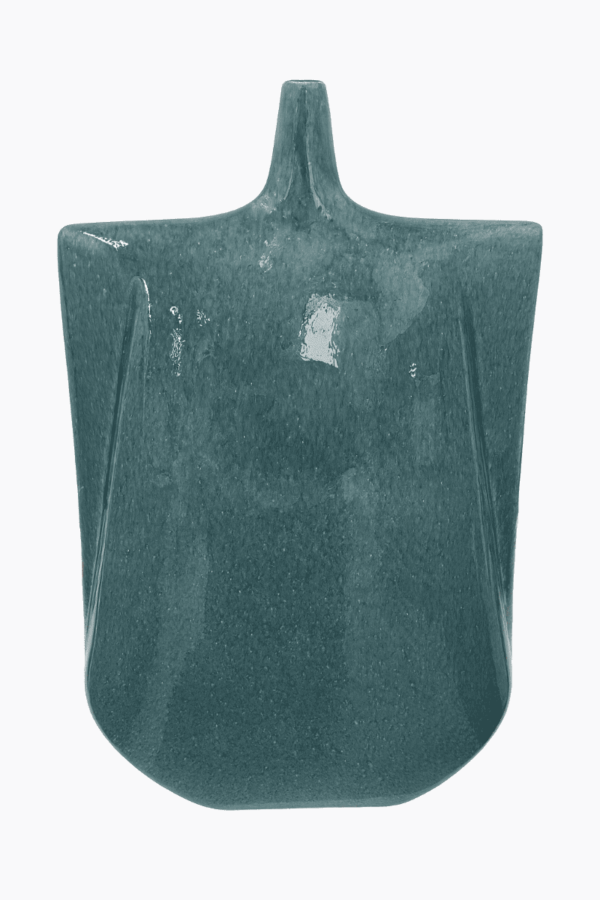 Large Teal Ceramic Vase