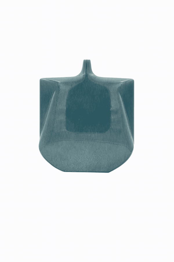 Small Teal Ceramic Vase
