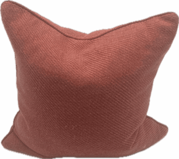 Textured Salmon Pillow