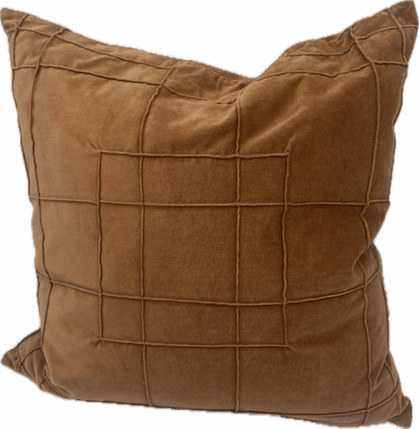 Rust Microsuede Pillow