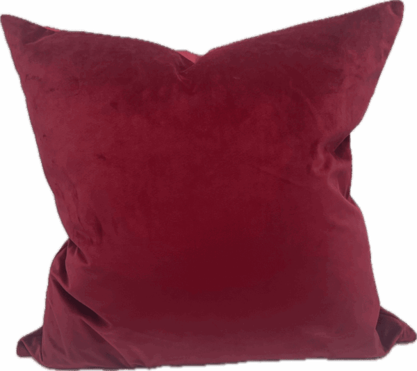 Maroon Velvet Pillow