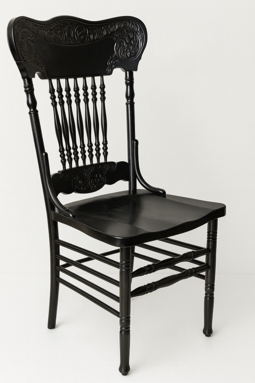 Black Spindle Country Dining Chair